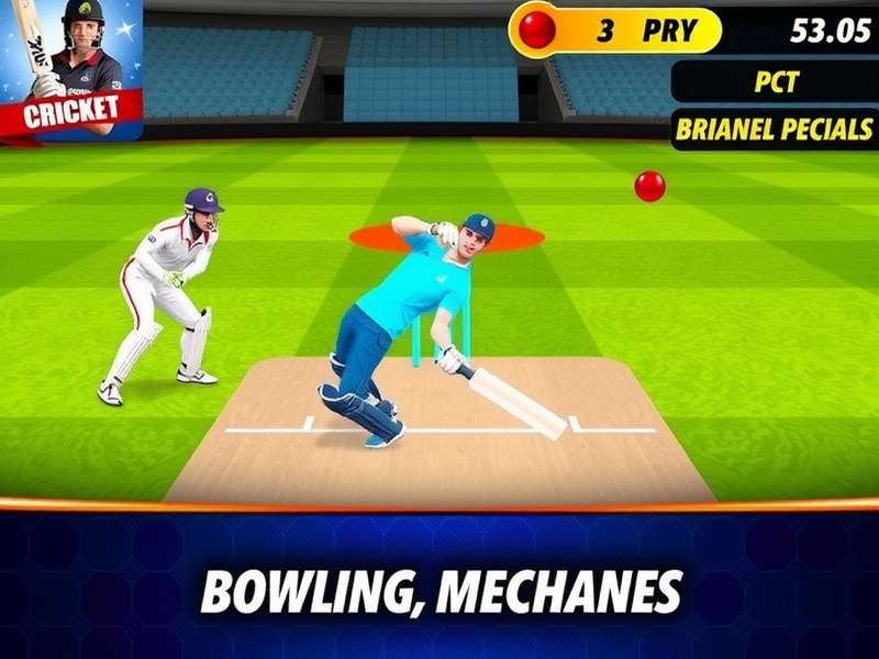 Cricket Dominators batting interface